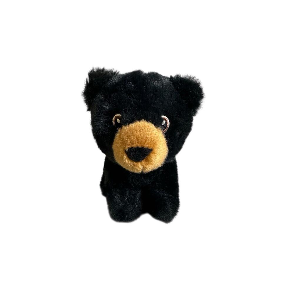 Aurora Eco Nation Mini Black Bear Plush 5.5 inch Stuffed Animal Baby Toy